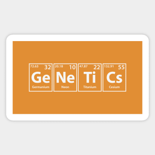 Genetics (Ge-Ne-Ti-Cs) Periodic Elements Spelling Sticker